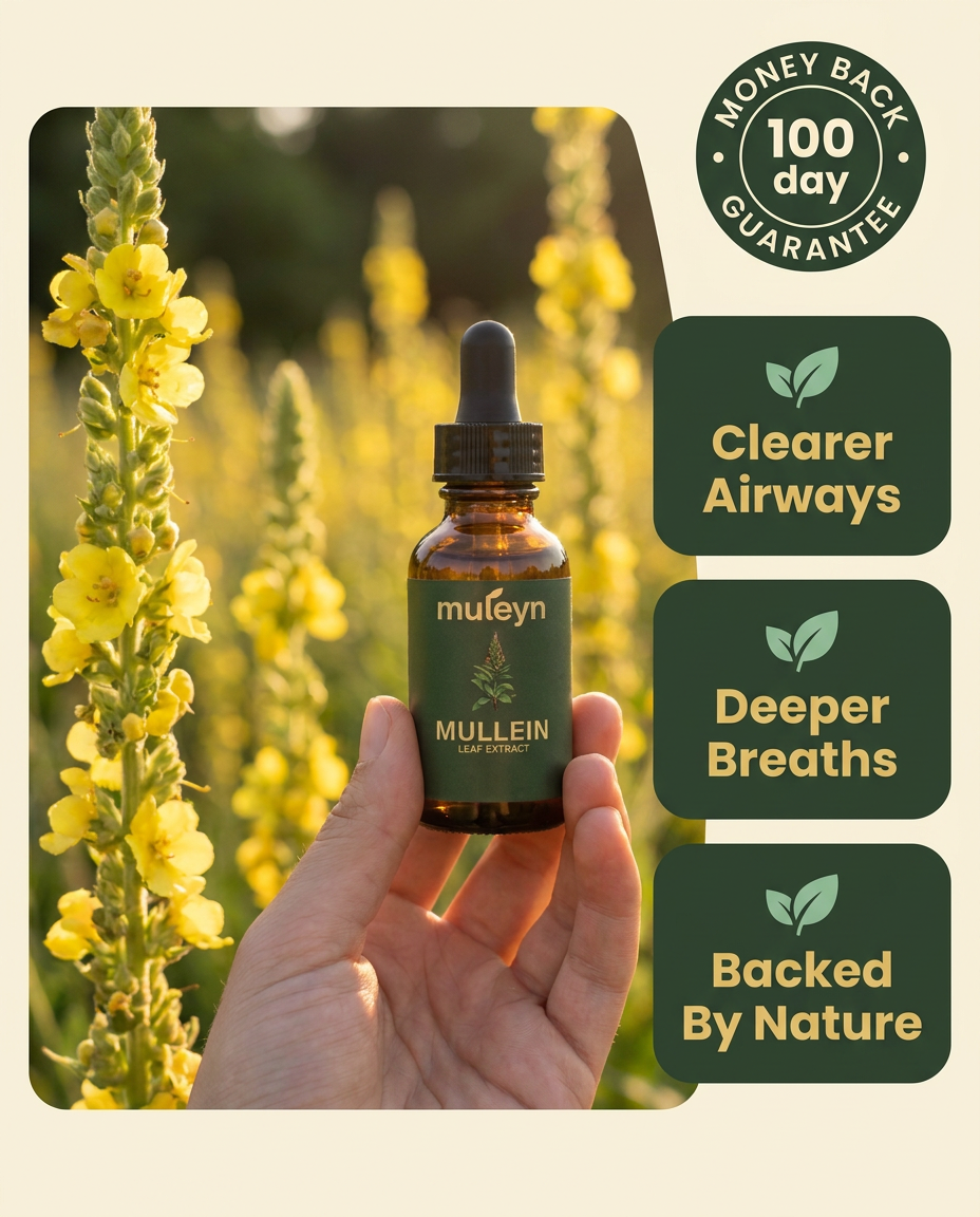 Wildcrafted Mullein Leaf Drops